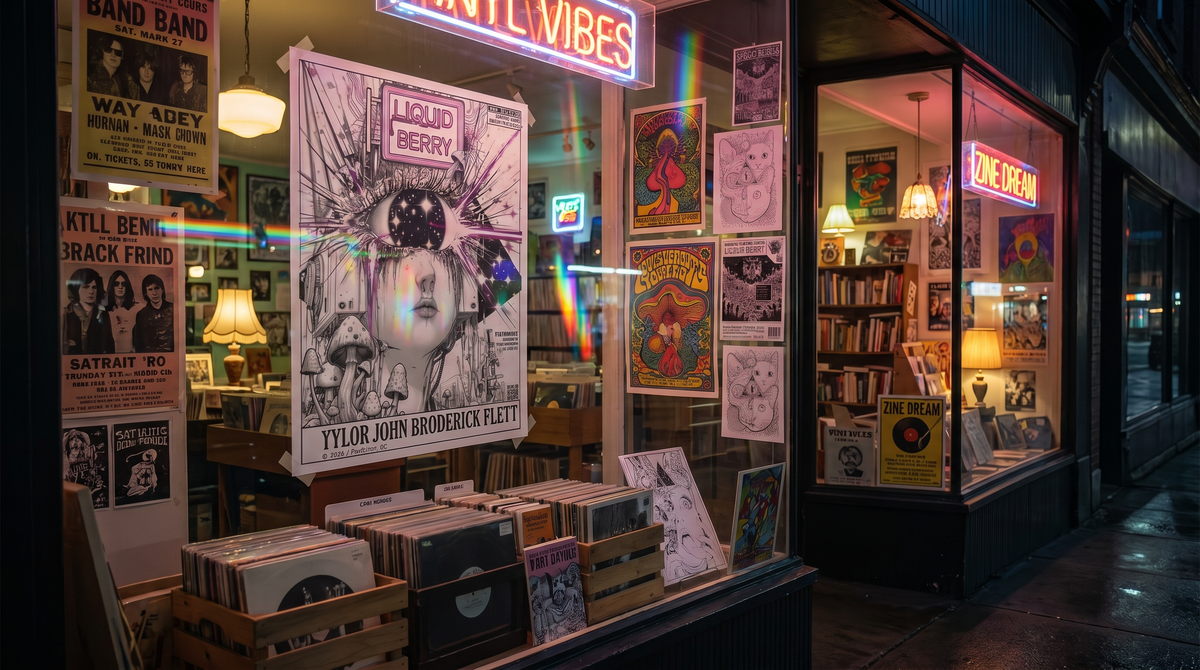 Physical Art in a Digital World: The Artistic Catharsis Book & Holographic Sticker